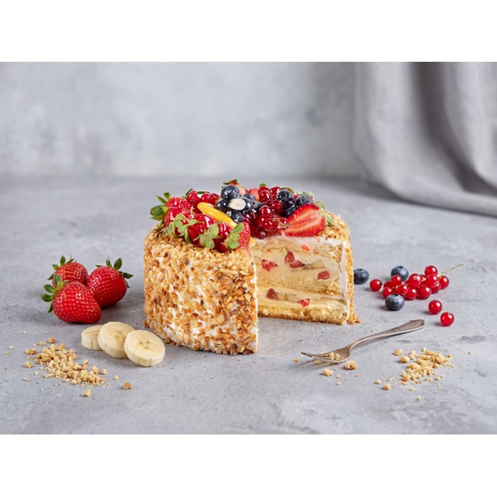 meyveli pasta, karışık meyve pasta, özel gün pastası