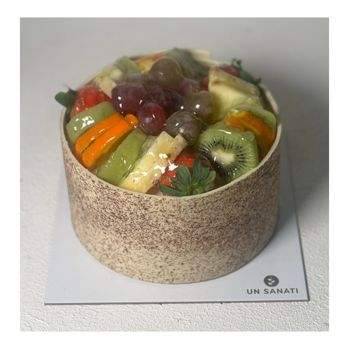 meyveli pasta, karışık meyve pasta, özel gün pastası